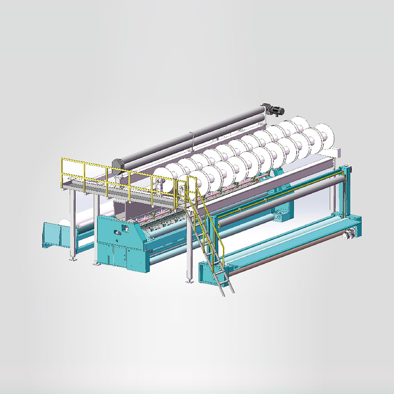 YRS3-M-V Bi- Axial Warp Knitting Machine with Non-Woven F abric